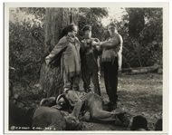 10" x 8" Glossy Photo From the 1936 Three Stooges Film "Whoops Im an Indian" -- Very Good Condition